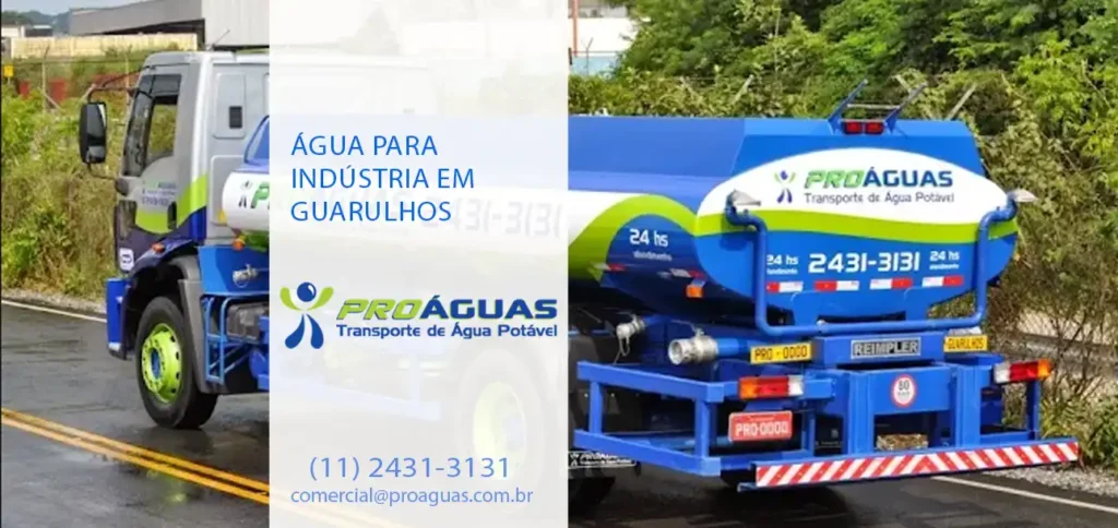 Água para Indústria em Guarulhos