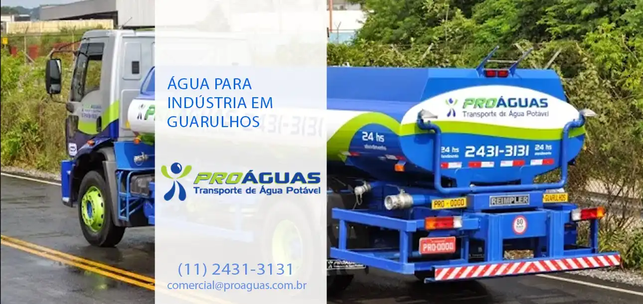 Água para Indústria em Guarulhos
