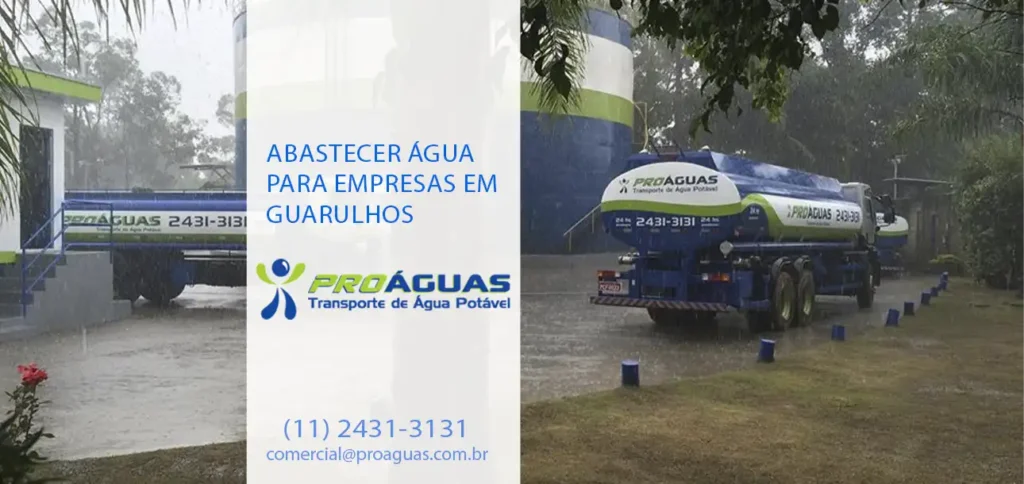 Abastecer Água para Empresas em Guarulhos