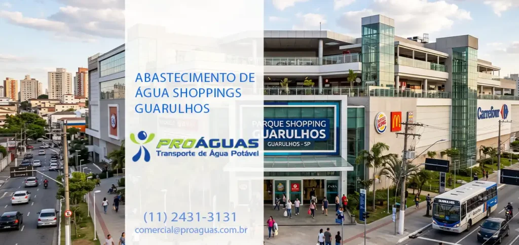 Abastecimento de Água Shoppings Guarulhos
