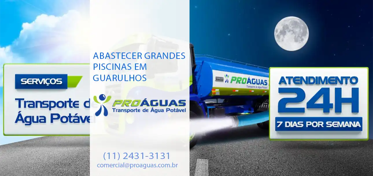 Abastecer Grandes Piscinas em Guarulhos